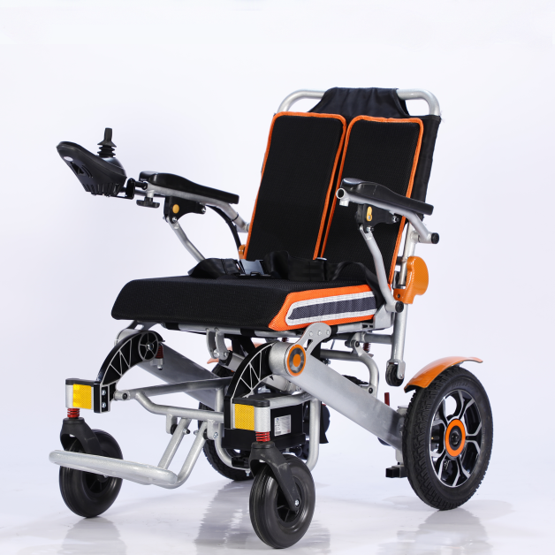 NL190303EW-5 Adjustable Aluminum Electric Wheelchairs with 12 inches Tires for Quick Trips-1