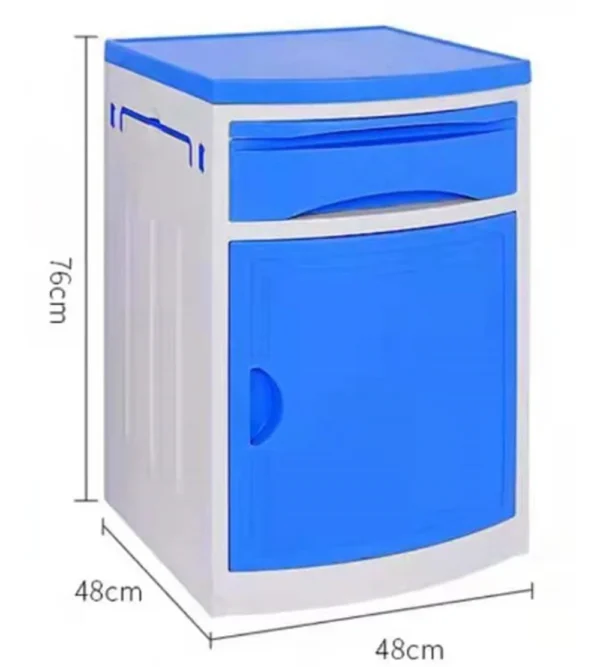 NL2301 ABSCT012 Practical ABS Medical Bedside Cabinet for Healthcare Setting