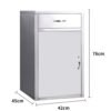 NL2301 SSCT01 201304 Stainless Steel Medical Bedside Cabinet Material
