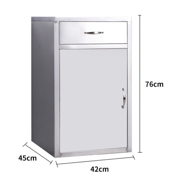 NL2301 SSCT01 201304 Stainless Steel Medical Bedside Cabinet Material