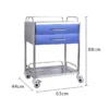 NL230101 SSQX18 Integral Welded Stainless Steel 2 Layer Instrument Trolley 2 Drawers