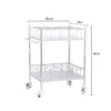 NL230101 SSRS01 Integral Welded Stainless Steel 2 Layer Hot Water Bottle Trolley 24 Positions