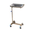 NL230101 SSTP06 Custom Height Stainless Steel Mayo Trolley for Personalized Medical Setups