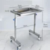 NL230101 SSTP11 Precision Sized Stainless Steel Mayo Trolley for Precise Medical Storage