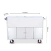 NL230101 SSWJ02 Integral Welded Stainless Steel 2 Layer Sterile Trolley