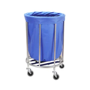 NL230101-SSWW01 Assembled Stainless Steel Dirt Trolley 55x55x82cm