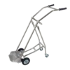 NL230101 SSYQ01 Integral Welded Stainless Steel 2 Layer Oxygen Cylinder Trolley 40L