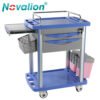 NL230101002 CT750 Aluminum Column ABS Treatment Trolley with Color Separated Bins