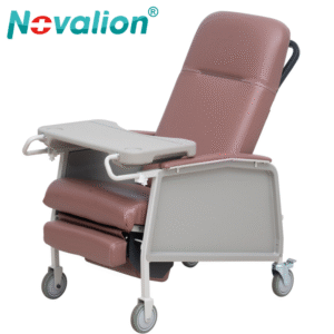 NL230102-LR601 Recliner Chair with Adjustable Table and Braked Castors