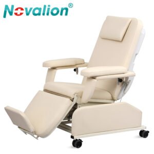 NL230102-SKE135 Electric Dialysis Chair with Adjustable Backrest Knee-rest