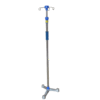 NL230103 LD29 Heavy Load Stainless Steel Infusion Stand with Cast Iron Base and ABS Shield