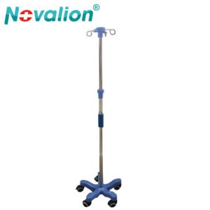 NL230103-LD30 Professional Stainless Steel Infusion Stand with Cast Iron Base and ABS Shield