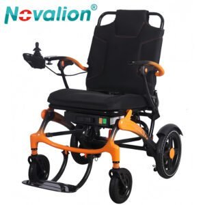 NL190301EW-226 Fauteuil roulant électrique compact en fibre de carbone avec batterie efficace