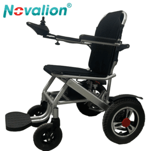الكرسي المتحرك الكهربائي NL190303EW602020A القابل للطي من الفولاذ الكربوني الآمن القابل للطي بإطارات هوائية Nl190303303ew 6020a كرسي متحرك كهربائي من الفولاذ الكربوني قابل للطي مع إطارات هوائية