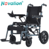 Nl190303ew n40e Fauteuil roulant électrique en acier au carbone avec coussin en coton et repose-jambes amovible